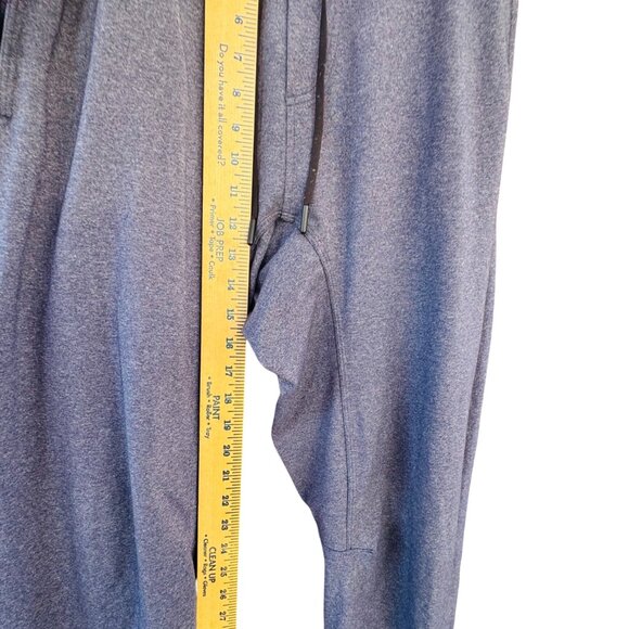 Lululemon Mens Large Gray Heathered Jogger Pants Gym Stretch Athletic Pants - Picture 8 of 9